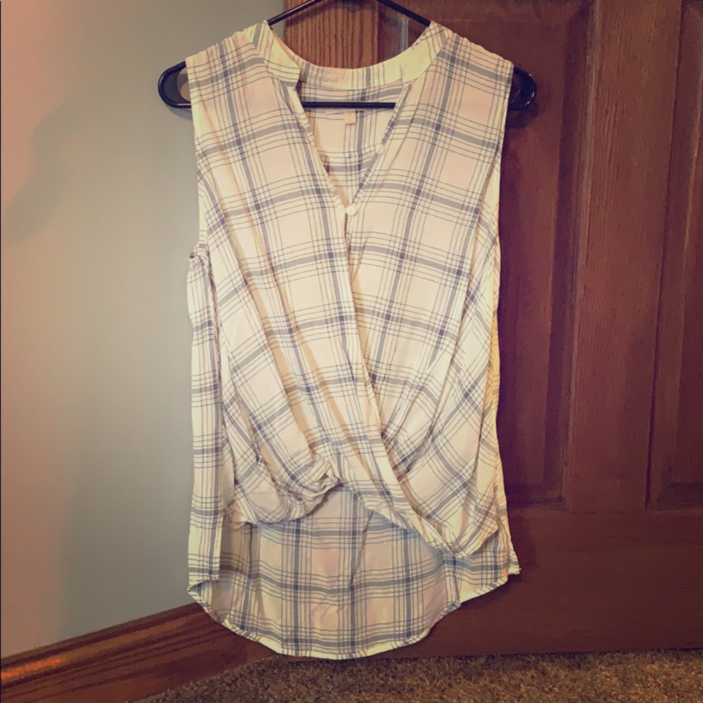 Skies Are Blue Twist Tank